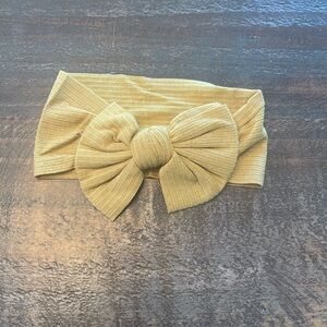 Kids Mustard Bow Headband